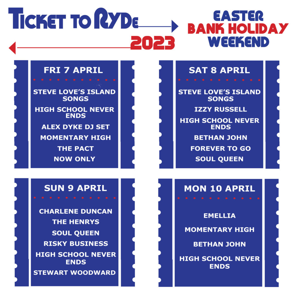 Ticket to Ryde Easter line-up